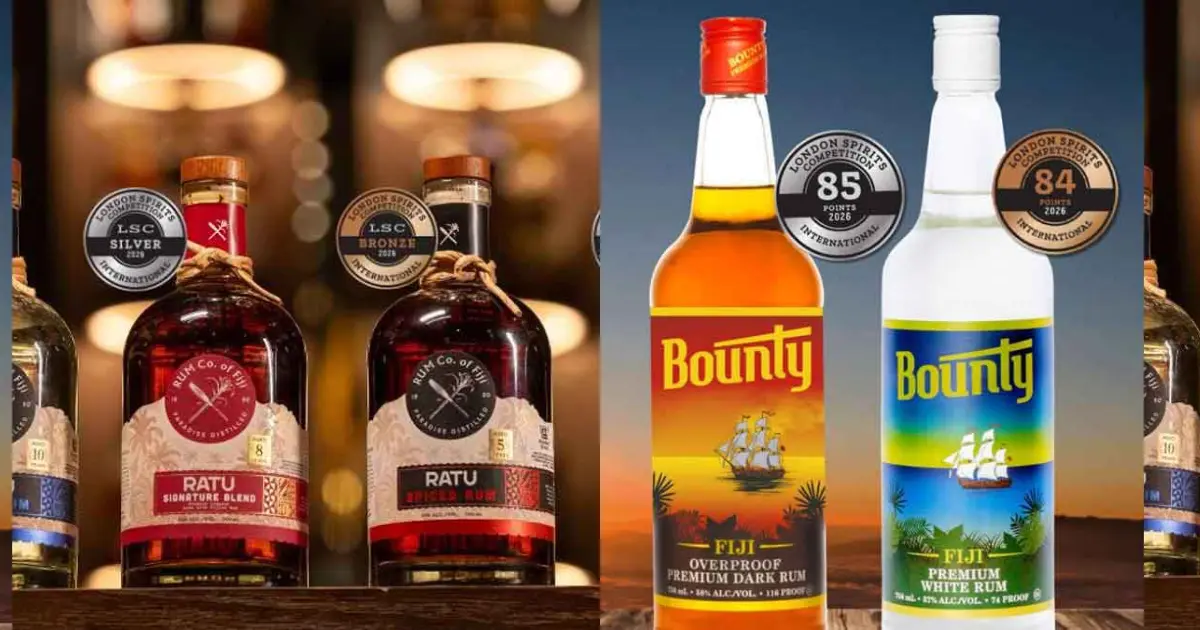 Fiji rum brands win multiple medals at 2026 London Spirits Competition