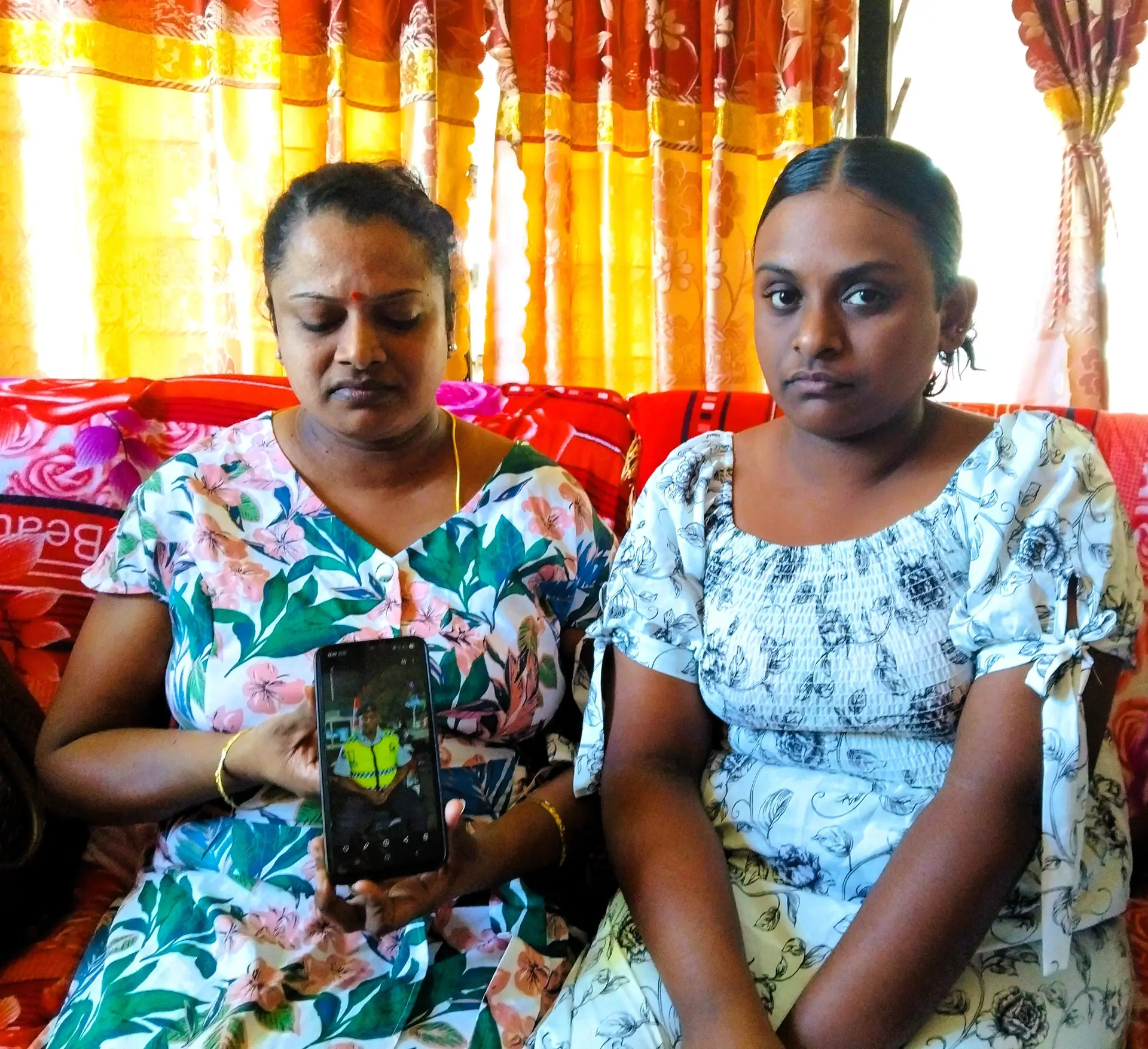 Grieving widow Ashmita Kumar