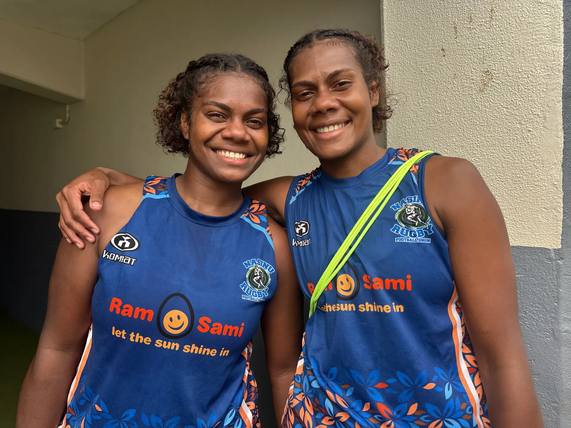 Siblings, Akosita (left) and Lynda Poulter. 