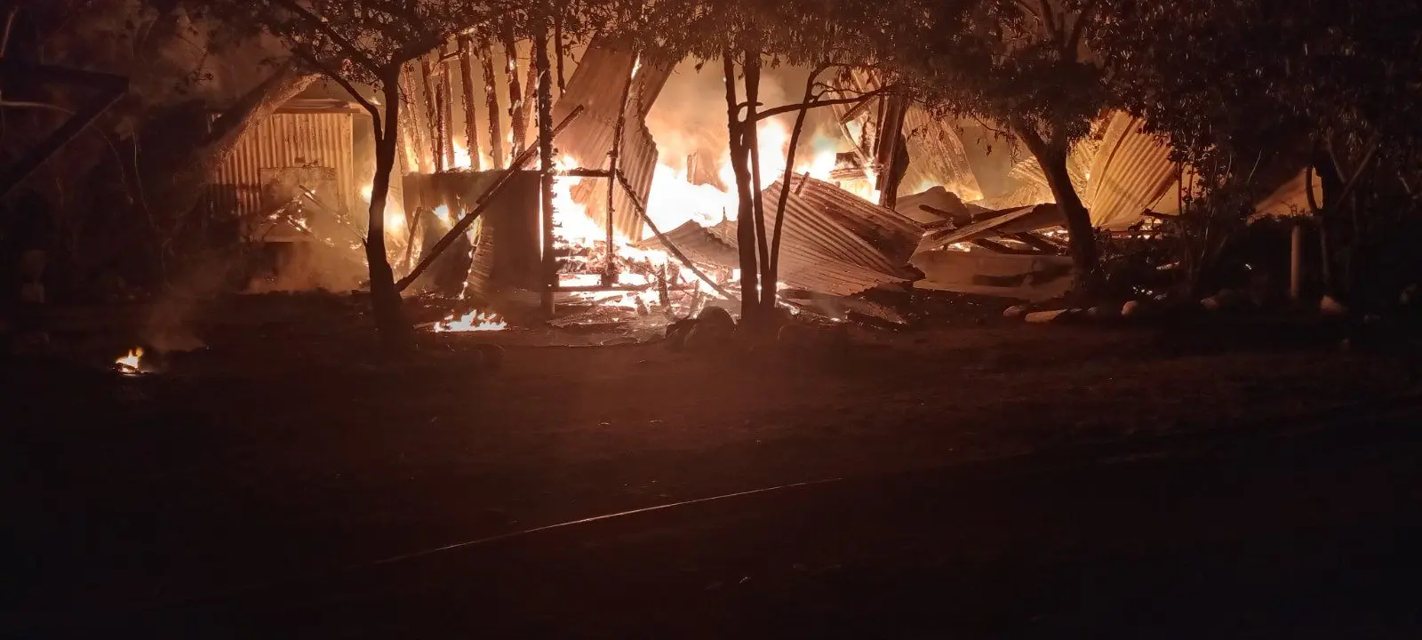 House fire in Navutu village. 