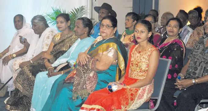 Girimitiya descendants at the ‘Remembering Fiji’s Girmit Heritage’ celebrations at Albert park on May 14,2018.Photo:Simione Haravanua.