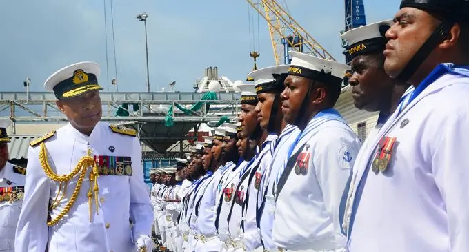 Republic of Fiji Military Forces Commander, Rear Admiral Viliame Naupoto.
