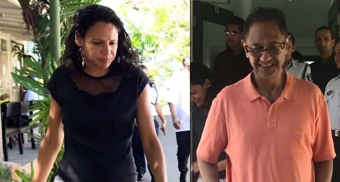 Former Miss Hibiscus contestant and activist Zoe Maharaj-Moore (LEFT) and Suva lawyer Shazran Abdul Lateef    Photo: Ashna Kumar