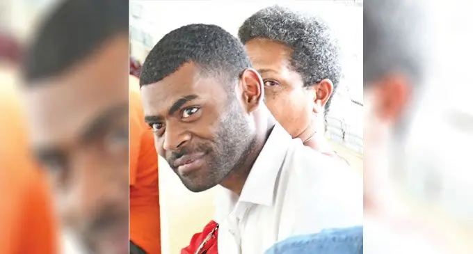 Accused police constable Sailosi Raikaci, at the Nausori Magistrate's Court on December 5, 2024. Photo: Ronald Kumar 