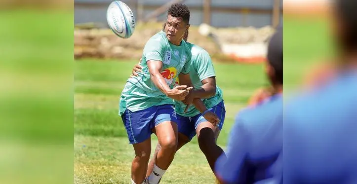 Rooster Chicken Fijian Drua veteran fullback Lavenia Tinai flicks a pass during training at Bidesi Park, Suva, on March 28, 2023. Photo: Ronald Kumar