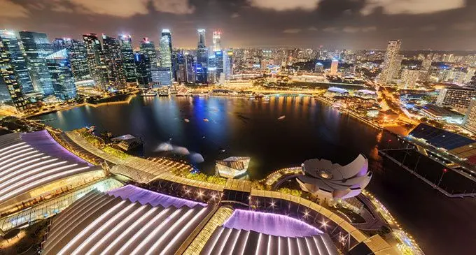 Marina Bay in Singapore
