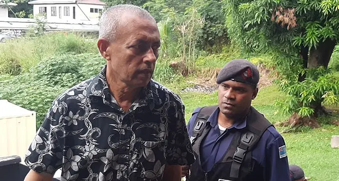 Mohammed Raheesh Isoof being escorted to the High Court in Lautoka on March 10, 2020. File Photo