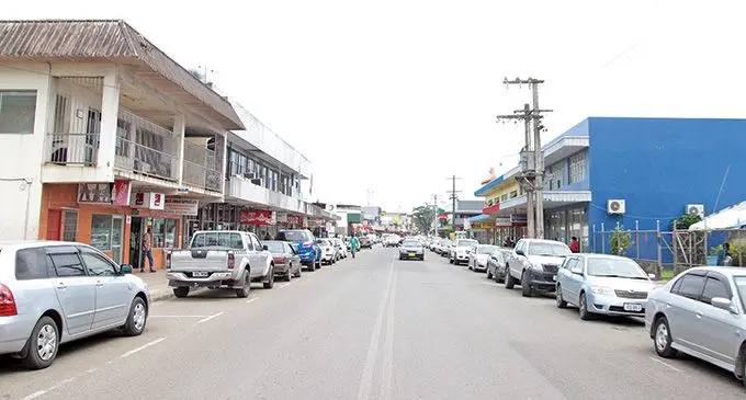 The southern end of the main street at Nausori Town. Photo: Ronald Kumar