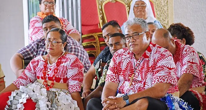 Archbishop-elect, Reverend Sione Silongo Uluilakepa during their traditional invitation to the President at the State House in Suva on March 9, 2023. Photo: DEPTFO News