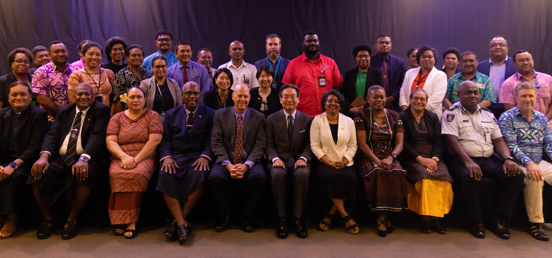 Participants at the official signing ceremony of the year Project for the Prevention Measures against Drug Use among Children and Adolescents in Fiji at the Grand Pacific Hotel, Suva on March 3, 2026.