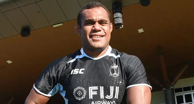 Fiji Airways Flying Fijians lock Leone Nakarawa has arrived in France but is suspended by his club Racing Metro 92. Photo: Ronald Kumar