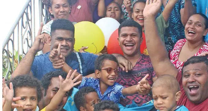 Members of the WOWs Fiji Foundation celebrating Jacks of Fiji’s 50th Anniversary with some staff from the Saffron Mamacita Restaurant on May 17,2019. Photo: Simione Haravanua