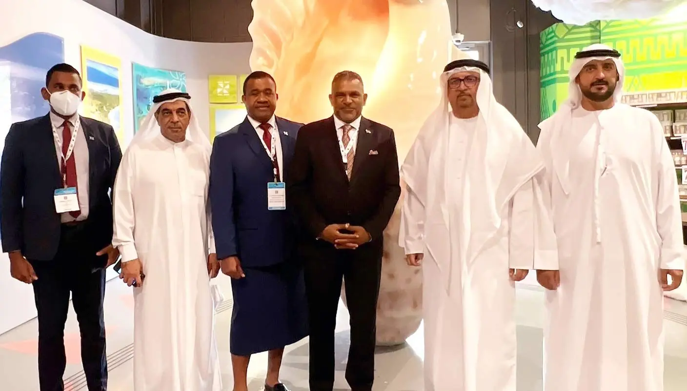 Minister Faiyaz Koya in Dubai. 