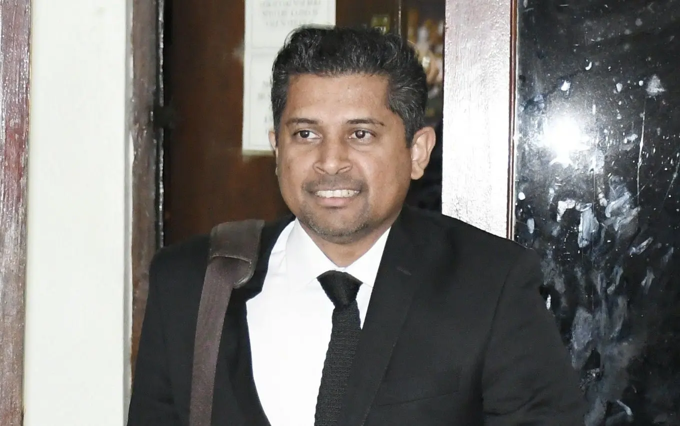 Former Supervisor of Elections Mohammed Saneen outside the High Court in Suva.