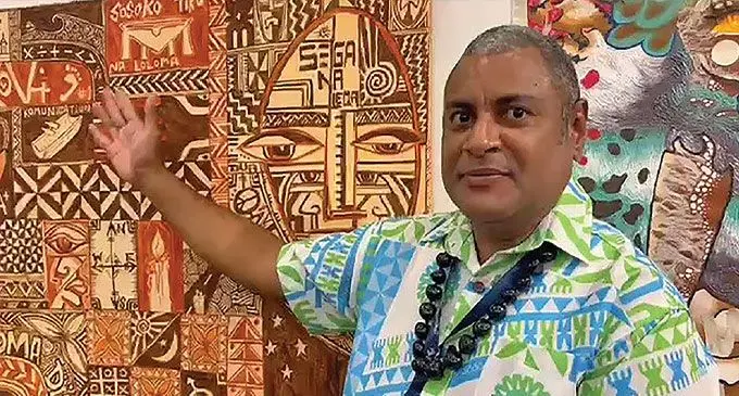 Josua Toganivalu at the Pacific Festival of Arts in Hawaii. Photo: Wati Talebula-Nuku