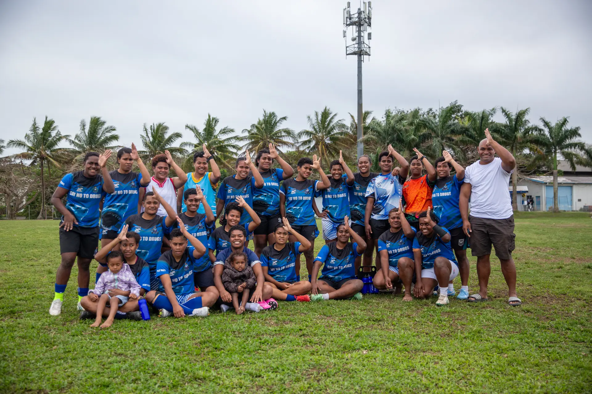 Police Sharks women's rugby league team on September 12, 2026. 