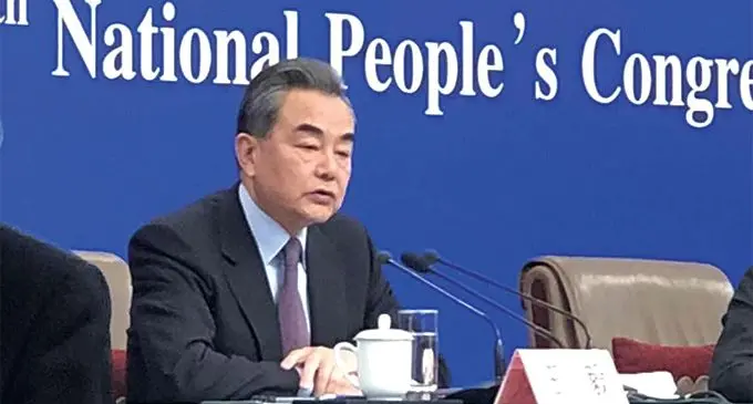 Chinese Foreign Minister, Wang Yi