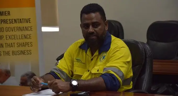 Mineral Resources Department director, Raymond Mohammed.