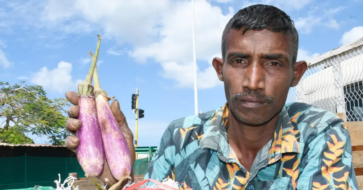 Thirty-year-old farmer Arvin Ram