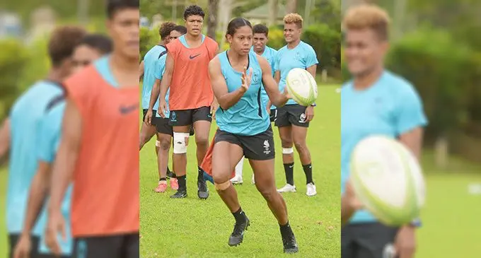 Fijiana 7s squad member Verenaisi Bari during training on August 10, 2022 at the Pacific Theological College ground at Laucala Bay, Suva. Photo: Ronald Kumar 