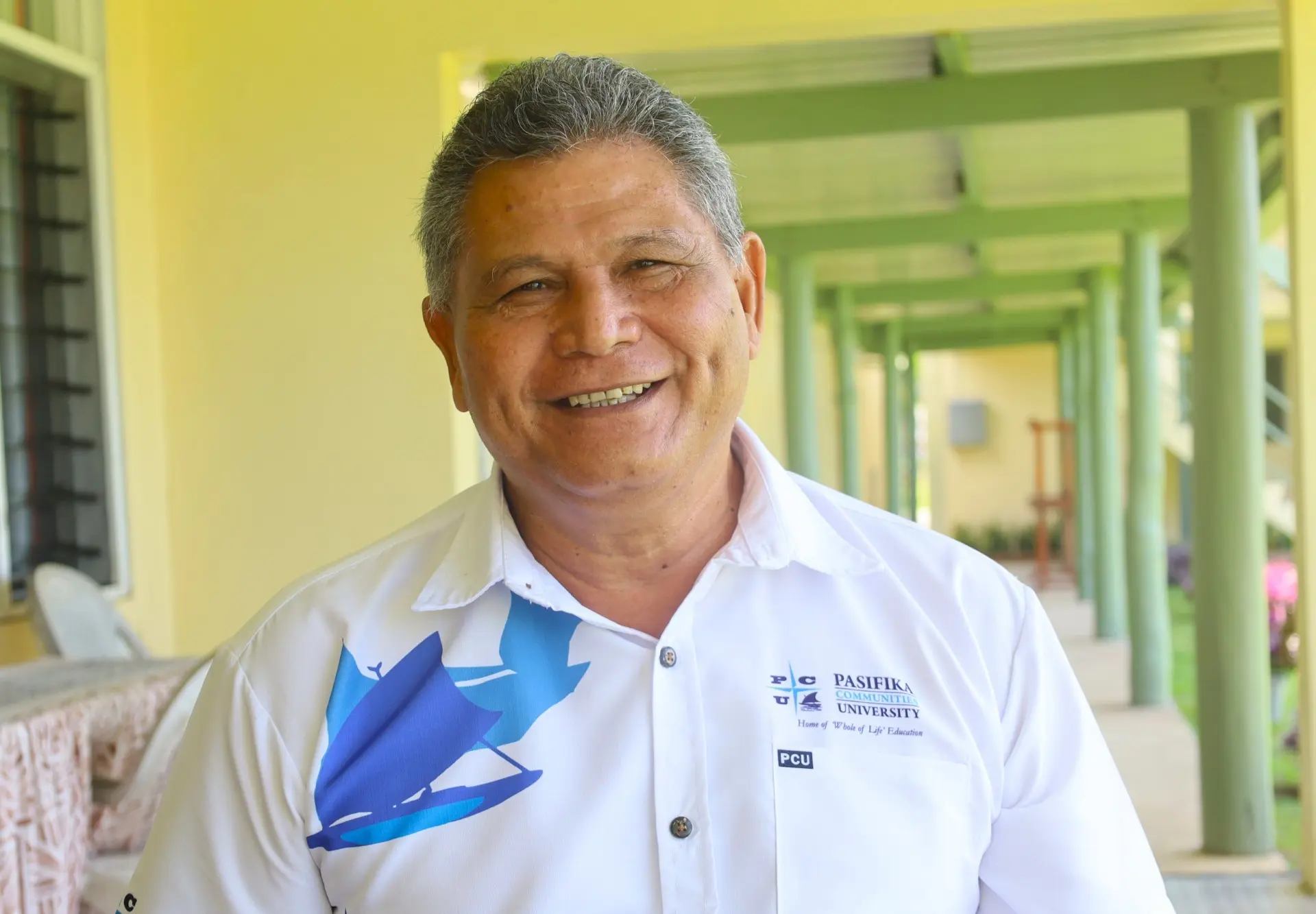 Pasifika Communities University Dean of Strategic Visioning, Aisake Casimira, at the university in Suva on February 3, 2026.