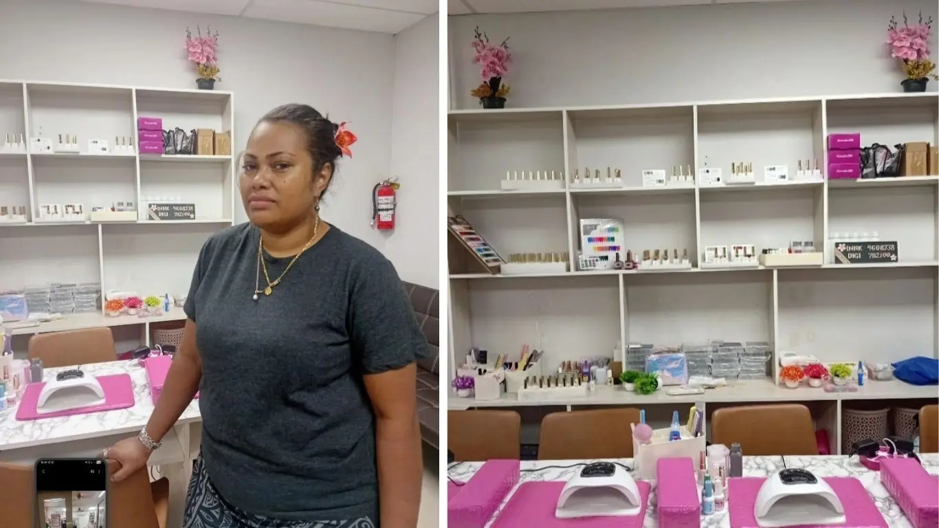 Illisapeci Takalaiyale started making jewellery in 2018. Eight years later, the mother of three has expanded her business journey into a new salon.