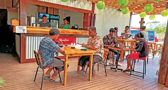 The University of Fiji’s BemaCino Enlightenment Coffeehouse.