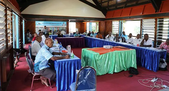 The Bose Ni Vanua o Lau meeting in April. 