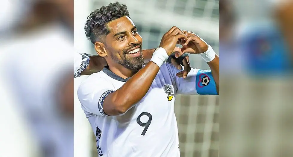 Fiji football captain Roy Krishna has joined the team in Port Moresby, Papua New Guinea. The Odisha FC star striker (from the Indian Super League) arrived in time for tonight’s Group A showdown against PNG in the FIFA World Cup 2026 Oceania qualifiers. Roy’s arrival was confirmed to SUNsports yesterday by Fiji Football Association chief executive officer Mohammed Yusuf.  Photo: Fiji FA