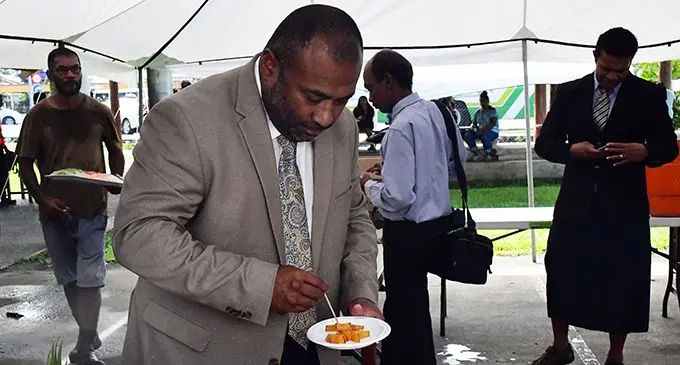 Minister for Health and Medical Services Dr Ifereimi Waqainabete during the launch of USP’s Wellness and Fitness Week on  April 29, 2019. Photo: Kelera Sovasiga