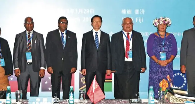 The Round Table Meeting of the Agriculture Ministers of China and the Pacific Island States at the Sofitel Resort, Fiji on March 29, 2019. Photo: DEPTFO News