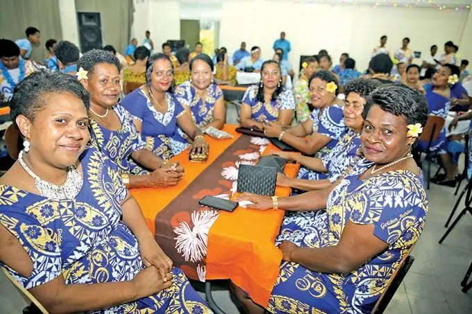 Fiji Women Police officers during the 50 years of service celebration at the Fiji Police Force Academy on December 30, 2020.  Photo: Fiji Police Force