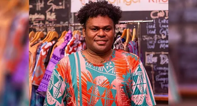 Kuiviti Fashion designer Epeli Tuibeqa.