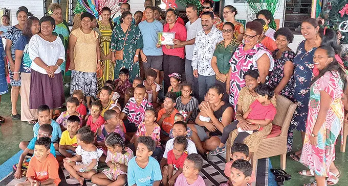 Lautoka businessman Raymond Singh and Lautoka Golf Club hosted children of WOWs Kids to a Christmas party on December 19, 2023. Photo: Charles Chambers