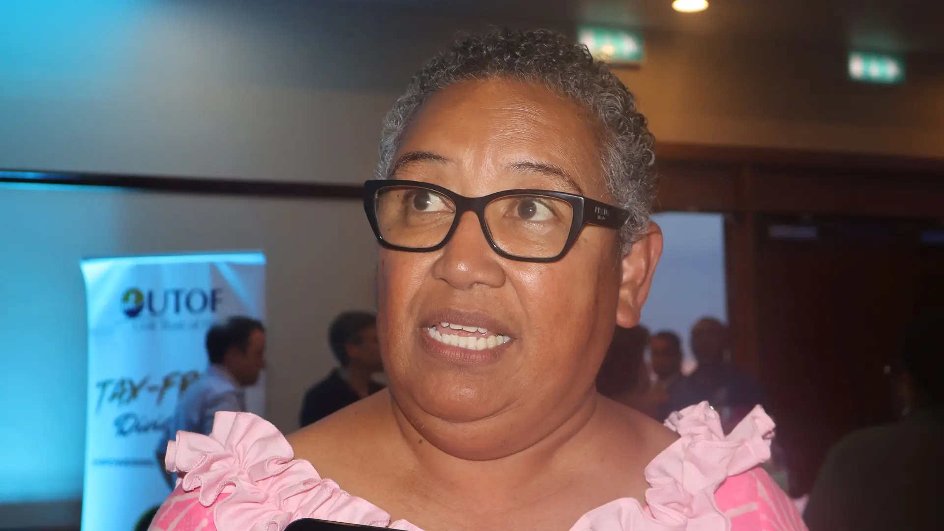 UTOF Chairperson Lavinia Kaumaitotoya