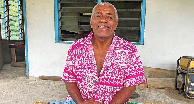 Clan leader and village chief Ratu Meli Silibaravi
