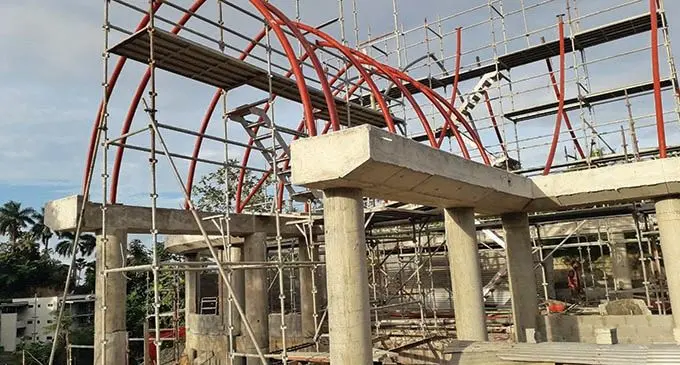 Api Tonga building under construction in Suva. Photo: Inoke Rabonu.