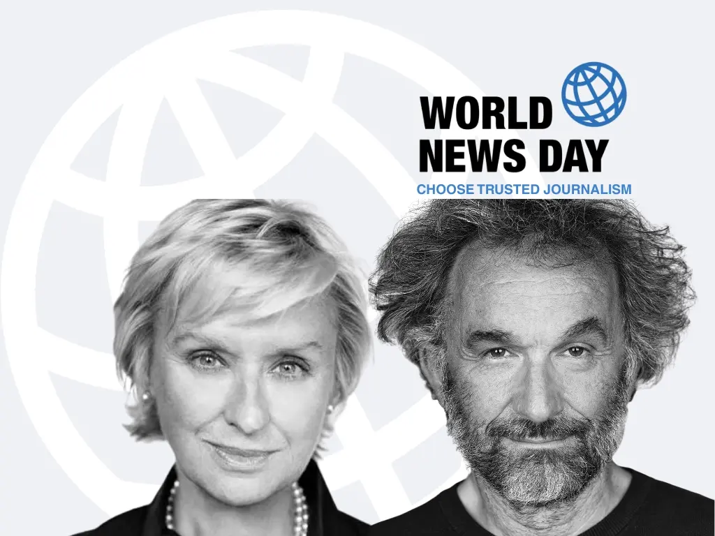 Branko Brkic and Tina Brown