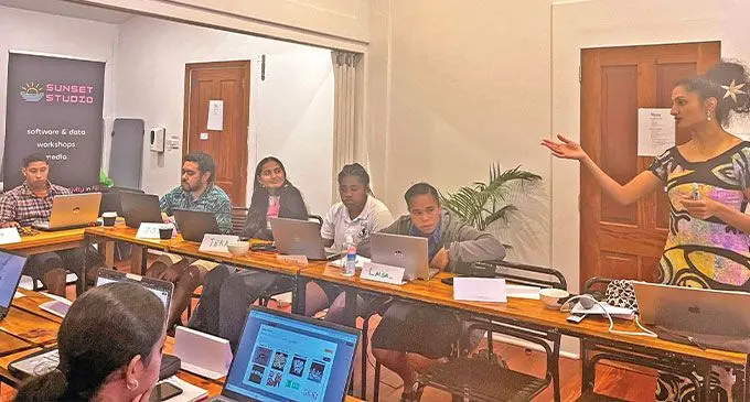 A build-a-website workshop.