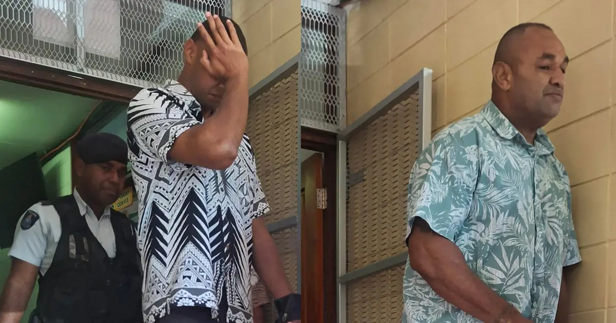 Ratu Kinijoji Ratuva (son) and Ratu Vula Ratuva at the High Court in Lautoka.