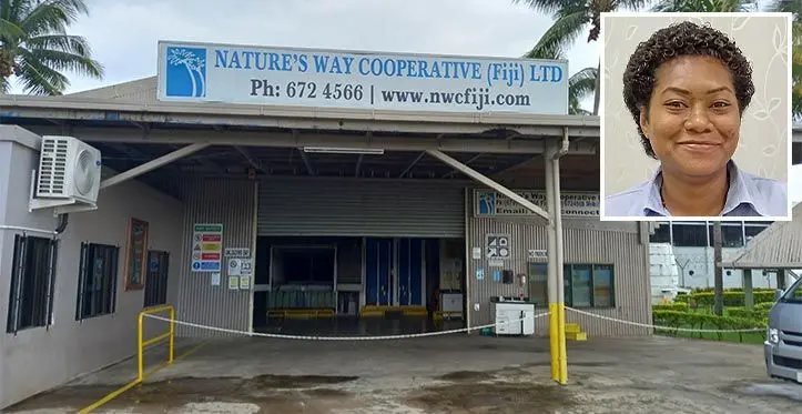 Nature’s Way Cooperative Limited and spokesperson Maria Biaukula (insert). Photo: Josefa Babitu