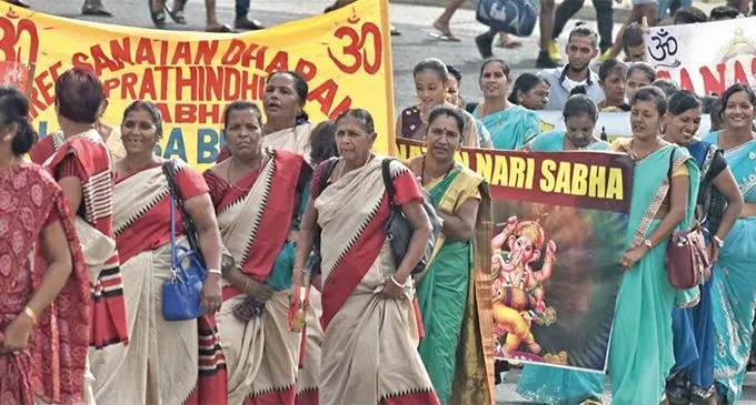 The float procession at the opening of the 60th Sanatan Annual Convention at Tuva Primary School, Nadroga on April 19, 2019. Photo: Waisea Nasokia