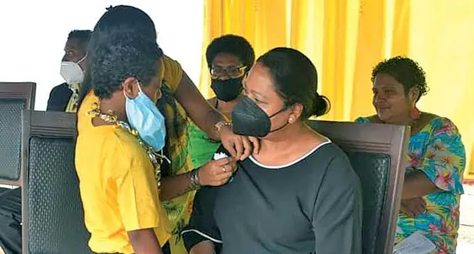 Minister for Education Premila Kumar at the Suva Special School on March 21, 2022. Photos: DEPTFO News