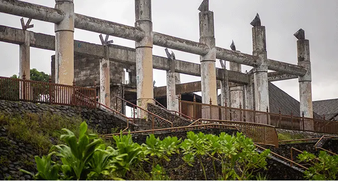 The burnt Vale Ni Bose of the Fijian Trust Fund building, formerly known as the Great Council of Chiefs. Photo: Josua Buredua