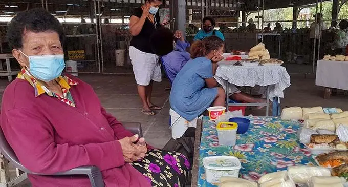 Nadi Vendors’ president, Lia Lawanimate, at the Nadi market. Photo: Mereleki Nai