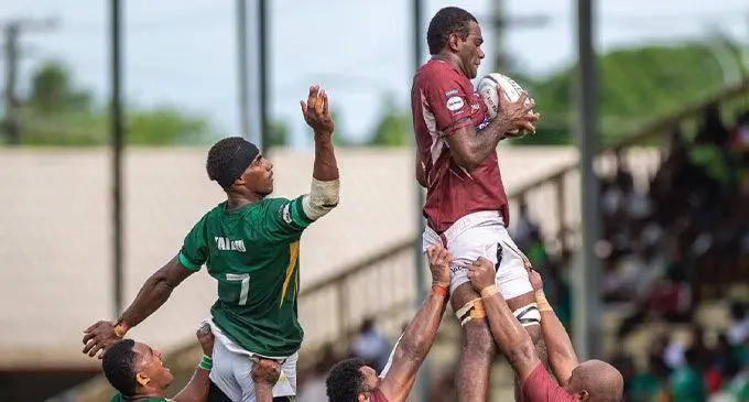 Action between Tailevu and Lautoka during the Skipper Cup competition at Ratu Cakobau Park, Nausori.  Photo: Josua Buredua