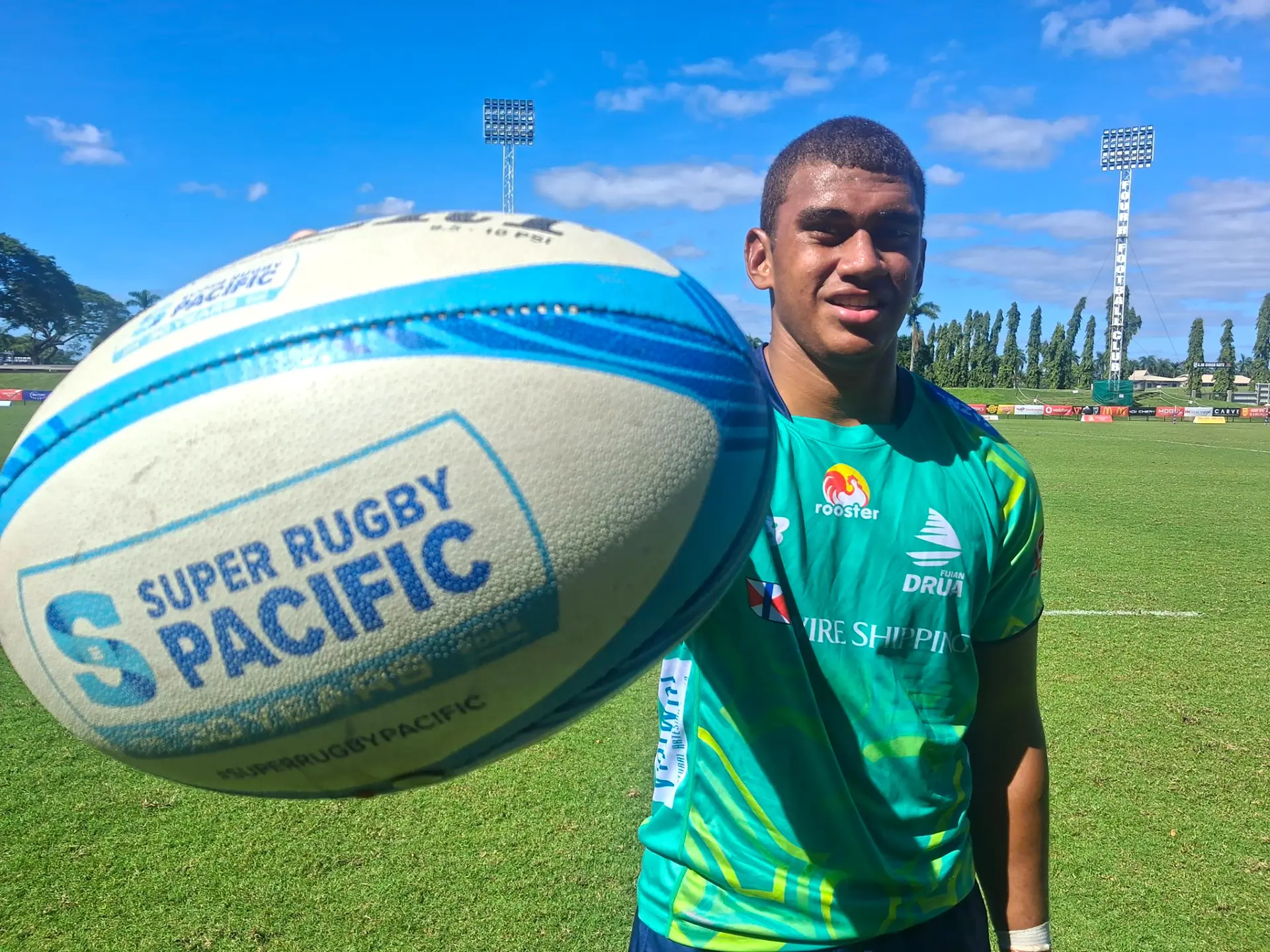 Fiji Drua junior development flanker Epeli Rabaka. 