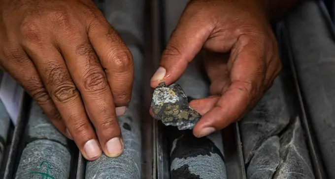 Raw gold found at Lion One’s Tuvatu alkaline gold in Sabeto. Photo: Leon Lord