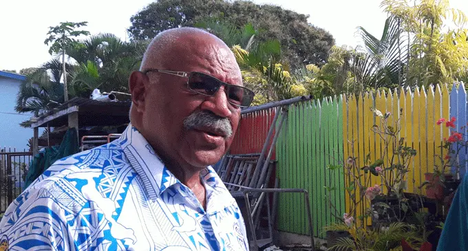 SODELPA Leader, Sitiveni Rabuka.