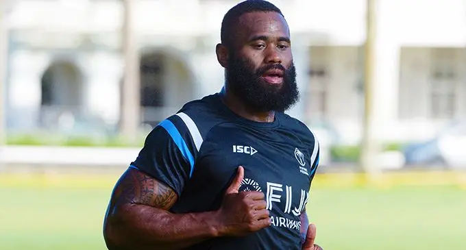 Flying Fijians squad member Semi Radradra during team training at Albert Park on July 2, 2019. Photo: Ronald Kumar.